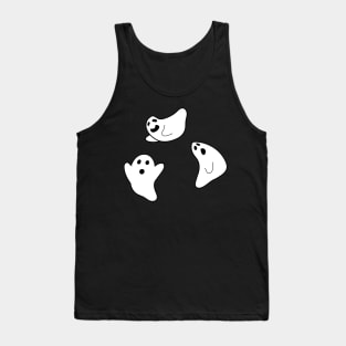 Three ghost print Tank Top